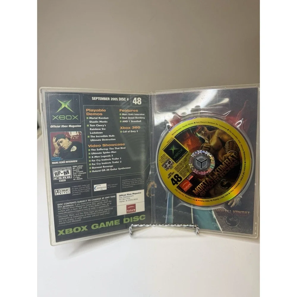 Mortal Kombat Shaolin Monks - Xbox (Demos Only) See Description For More Info